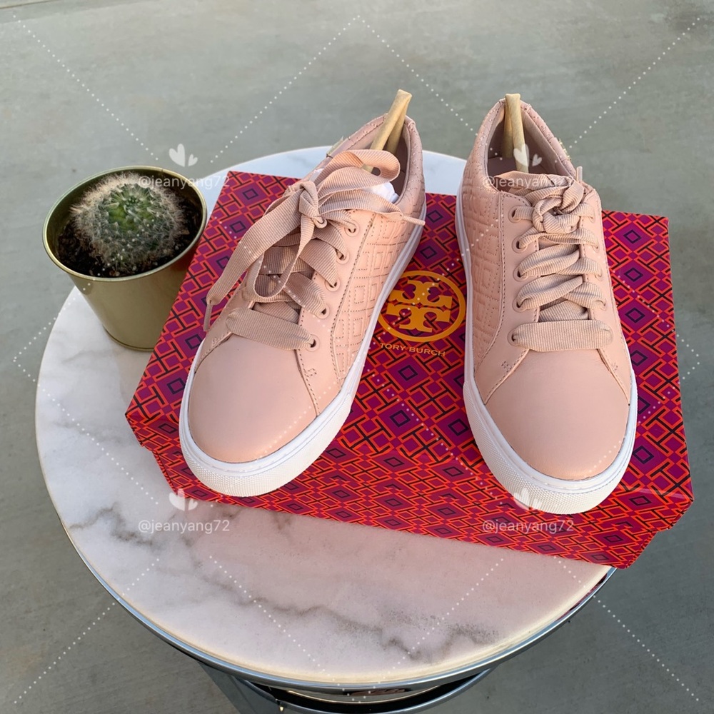 Tory Burch Marion Quilted Leather Sneaker